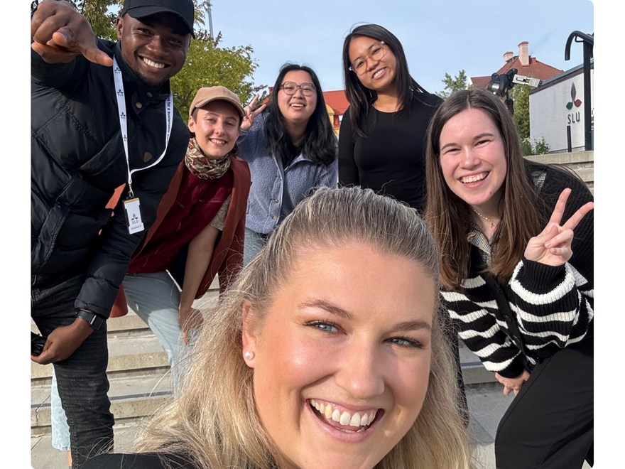 Studenter på Campus Uppsala
